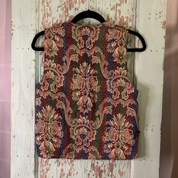 Handmade vintage paisley vest - Picture 2 of 4
